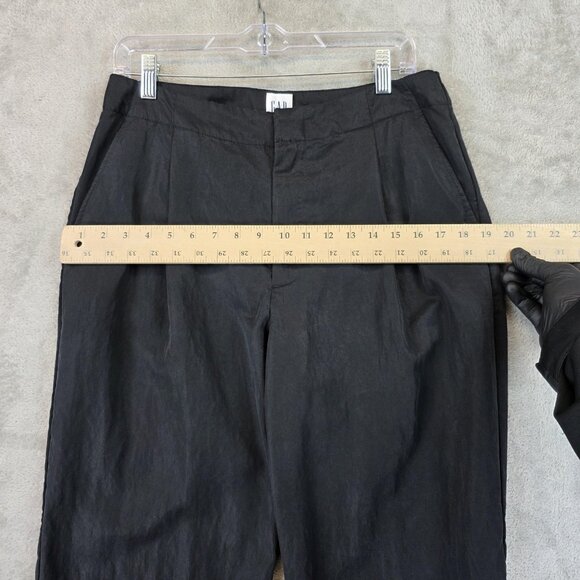 GAP Pants Womens 10 Petite Black Softsuit Trouser Tencel Lyocell Dressy Office - Picture 5 of 12